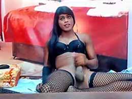 Gorgeous Indian Shemale Model On Live Cam